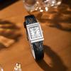 Retro Square Plate Women'S Watch Niche Pebble Pattern Strap Women'S Premium Waterproof Quartz Watch