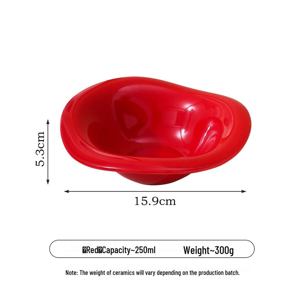 Кремовая керамическая миска для салата и десерта – Идеально подходит для послеобеденного чая и посуды для кафе.