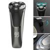 Yousheng Electric Shaver LED Display Head USB Rechargeable IPX6 Waterproof Wet Dry Portable Travel Shaving Razor Men Beard Trimmer Hair Remover Tool