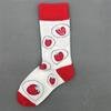 Женские носки унисекс из чесаного хлопка Happy Socks Вишня Клубника