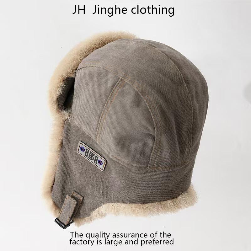 Унисекс Зимняя Утепленная Ветрозащитная Шапка-Ушанка с Плюшем