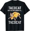 Tacocat Spelled Backward Is Tacocat Love Cat And Taco Unisex T-shirt