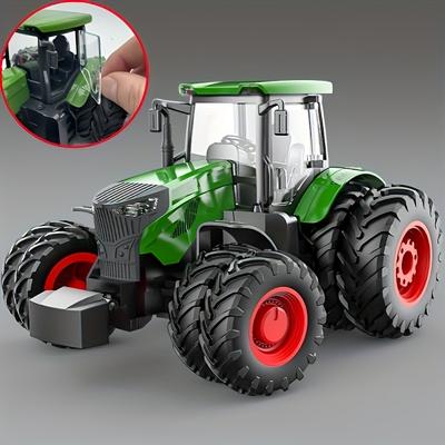 Игрушечный трактор в масштабе 1/24, Игрушечные машинки с механизмом отталкивания для подарков на Хэллоуин, Рождество, День рождения.