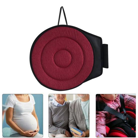 Подушка для сиденья с поворотом на 360 градусов, износостойкая, дышащая ткань, нескользящая, круглая, вращающаяся, подушка для автомобильного сиденья