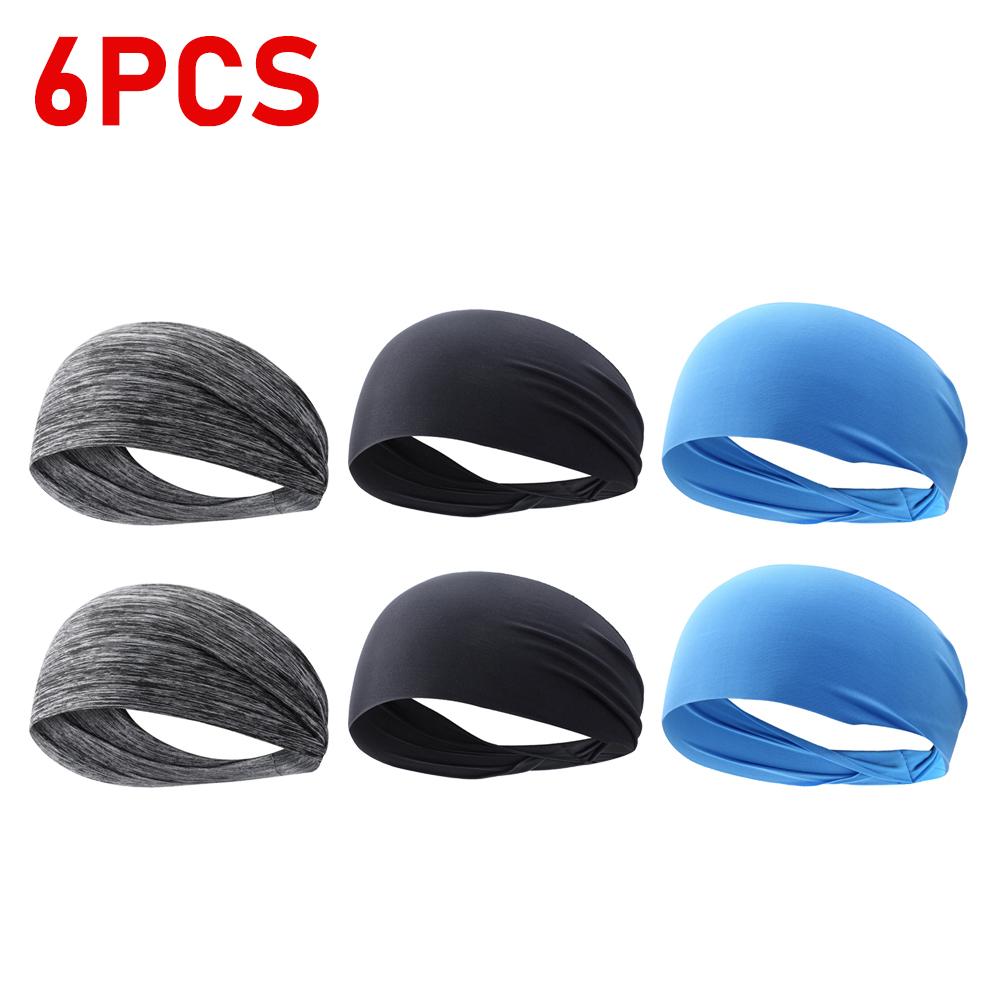 Ultra-Thin Unisex Fitness Elastic Headband Turban Sweat Absorption Breathable Quick Drying Sports Running Hair Band Accessories