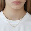 Halden 4mm Simple Ball Necklace (N037_gold)