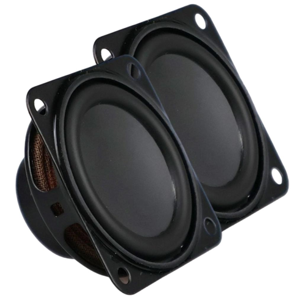 2Pcs 1.5inch Portable Speakers Full Ranges Speaker 4Ohm 3W Stereo Loudspeaker Woofer Loudspeaker Home Theater Accessories