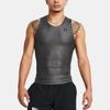 Under Armour UA Iso-Chill Letter Logo Print Slim Fit Dry Comfortable Breathable Sleeveless Tank Top Men Tank Tops Dark-Gray 1365225-025