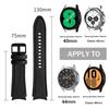 Силиконовый и кожаный ремешок 20 мм для Samsung Galaxy Watch 6/5/4, 40 мм, 44 мм, ремешок для умных часов Galaxy Watch 6 Classic, 43 мм, 47 мм