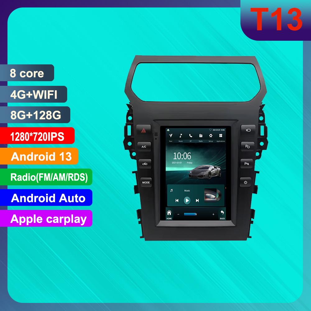 Ford Explorer 5 Android-система навигации с HD-камерой заднего вида и поддержкой CarPlay.