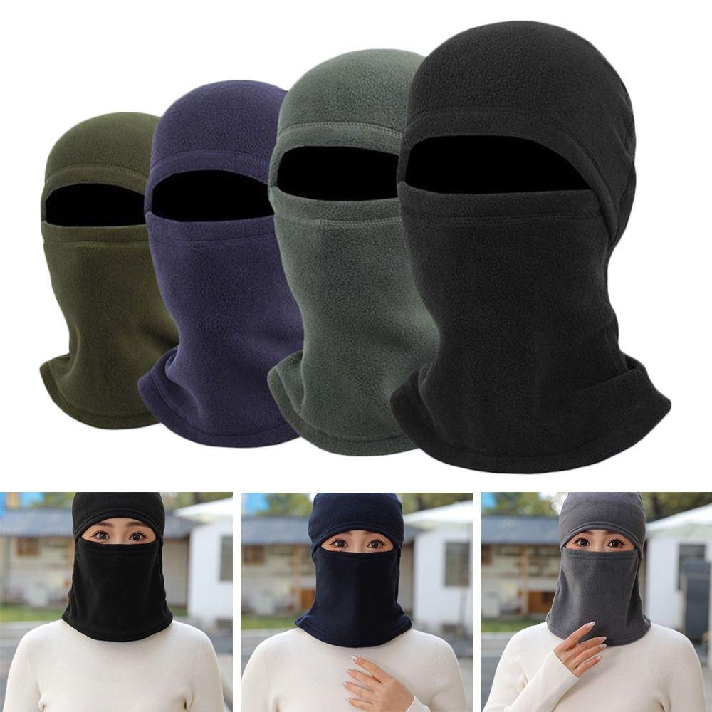 Windproof Winter Hat Polar Fleece Ski Mask Caps Fashion Men Bonnets  Women Men