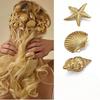 1/3Pcs Fashion Shell Starfish Hair Clips Y2K Vacation Style Hairpins Women Girls Metal Side Bangs Clips Hair Accessories Gifts