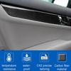 4Pcs Carbon Fiber Interior Door Panel Cover Trim For Mercedes-Benz W204 2007-13
