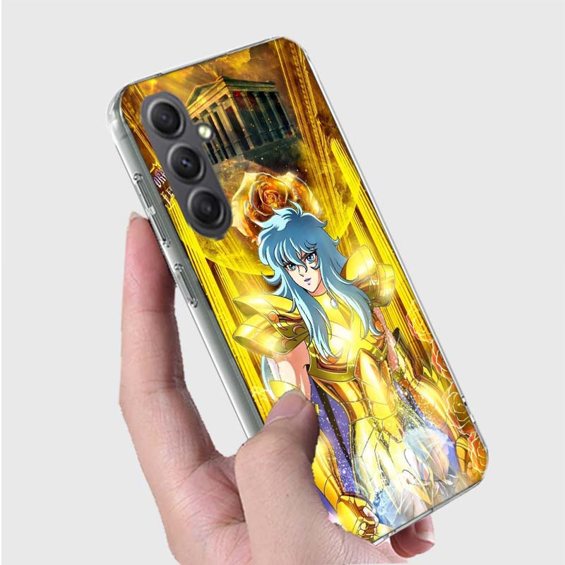 Saint Seiya Knights Of The Zodiac Phone Case for Samsung A16 A26 A36 A56 A17 A37 A57 A07 A06 A02S A03 A04S A05S Galaxy Note 20 1