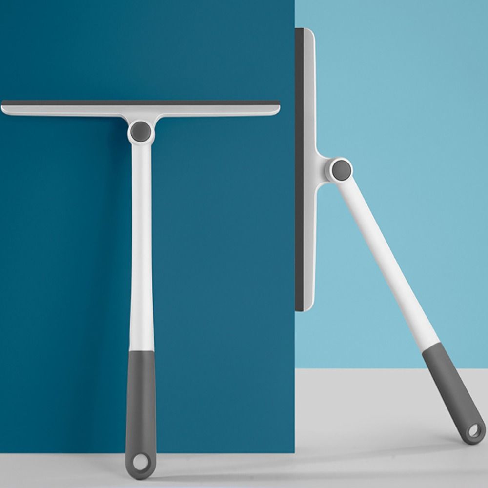 Новый ПП 360-градусный скребок для душа ТПР Белый Скребок для зеркала Очиститель для ванной Комнатная уборка