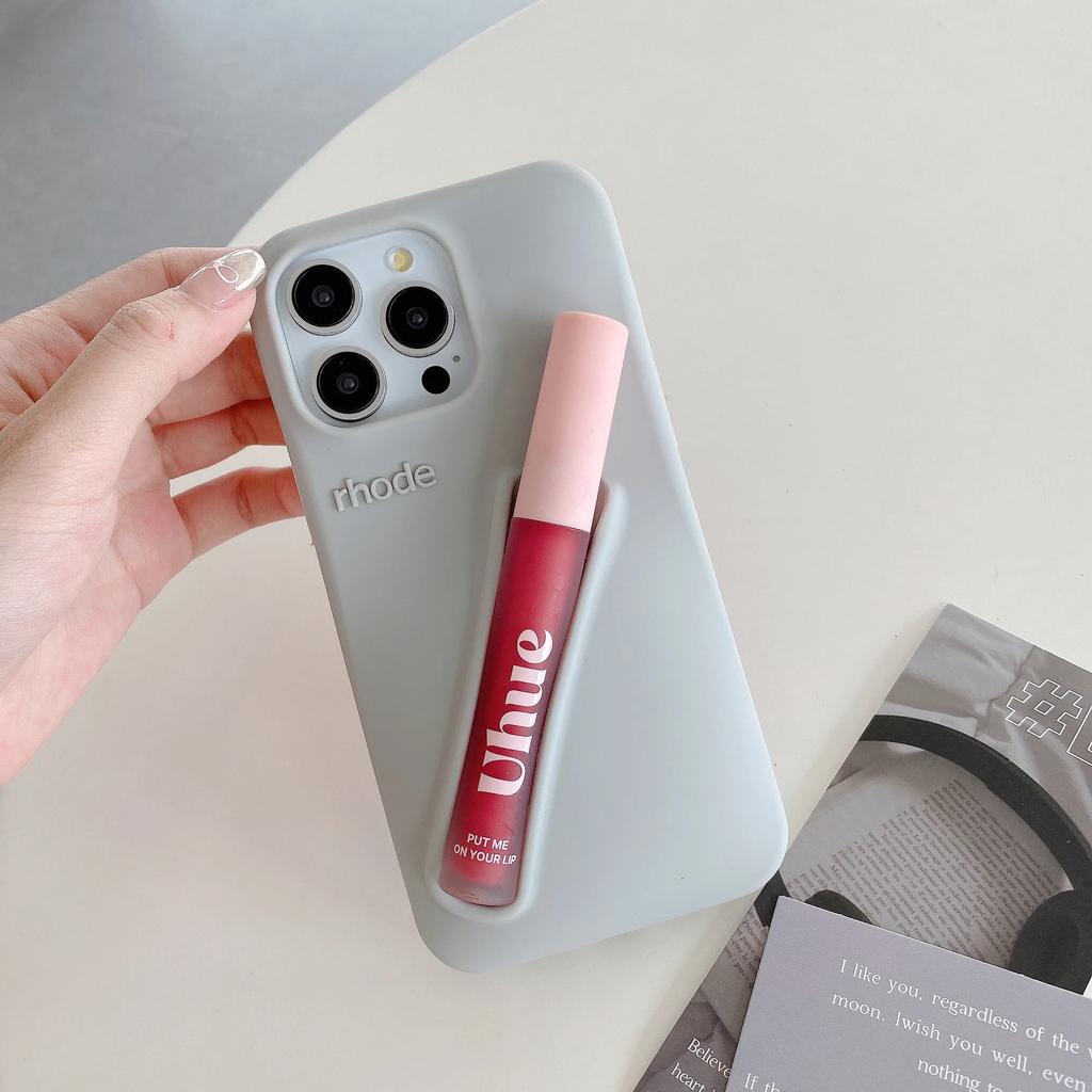 Модный портативный чехол Lipstick для iPhone 15, силиконовый защитный роскошный чехол для iPhone 15, 14, 13, 12, 11 Plus, Pro Max, задняя крышка