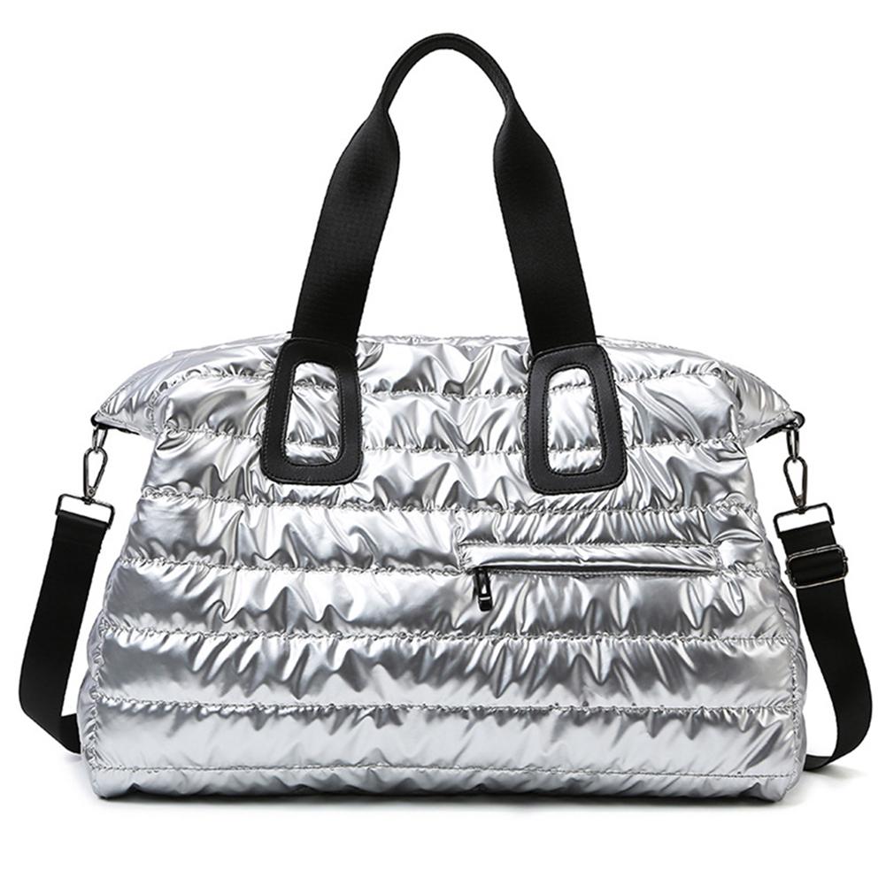 Большая вместительная стеганая спортивная сумка с отделением для влажного и сухого отделения, многофункциональная нейлоновая сумка-мессенджер, водонепроницаемые сумки с ручками сверху