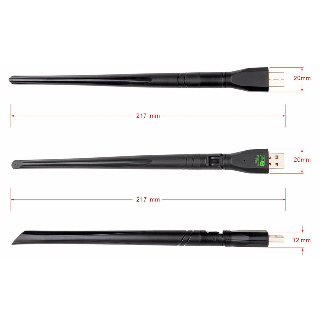 300M беспроводной сетевой USB-адаптер - WiFi-приемник/передатчик без драйверов с антенной