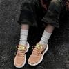 Women'S Sports Shoes Casual Lightweight Outdoor Comfortable Walking Shoes Fashionable Trendy Jogging Tennis Lace Up Flat Shoes
