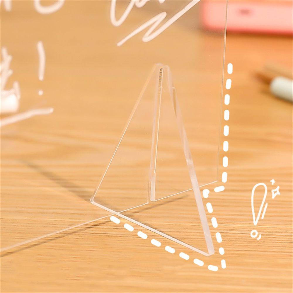 Decorate Erasable Clear Whiteboard Pen Writing Note Acrylic Message Board