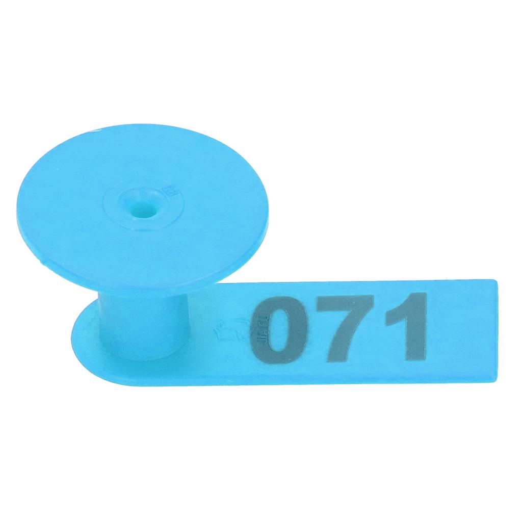 Numbered Ear Tag Marks Labels for Sheep Goats Farm Animal Livestock Feeding SuppliesBlue