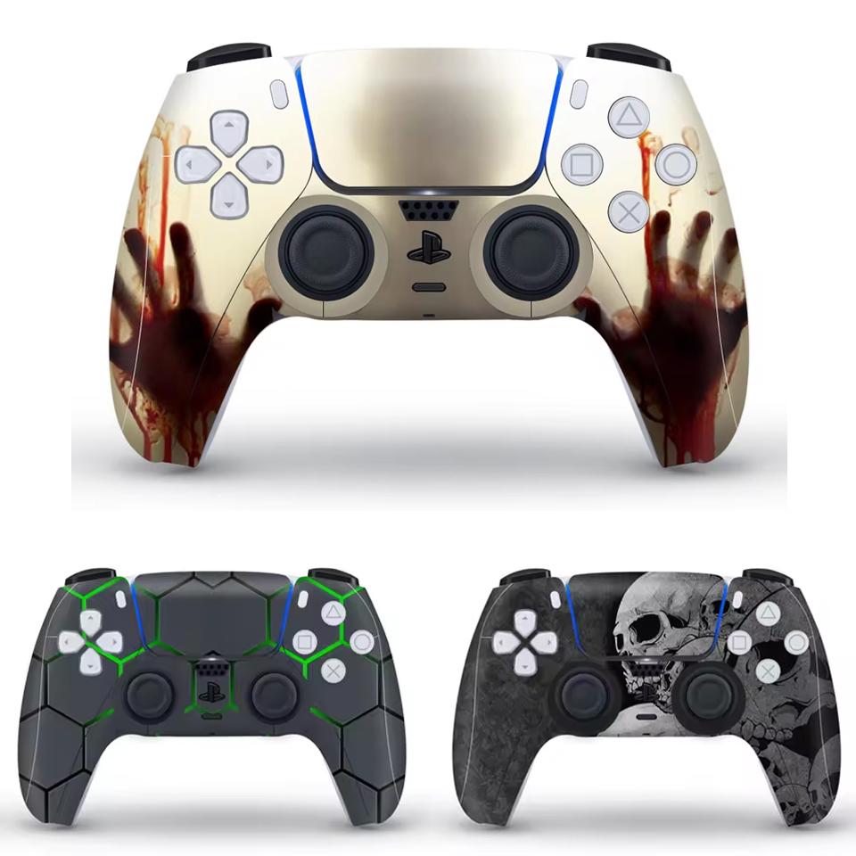 Виниловая наклейка-скин для контроллера PS5/Pro/Slim, защитный чехол-скин для геймпада PlayStation 5, игровые аксессуары
