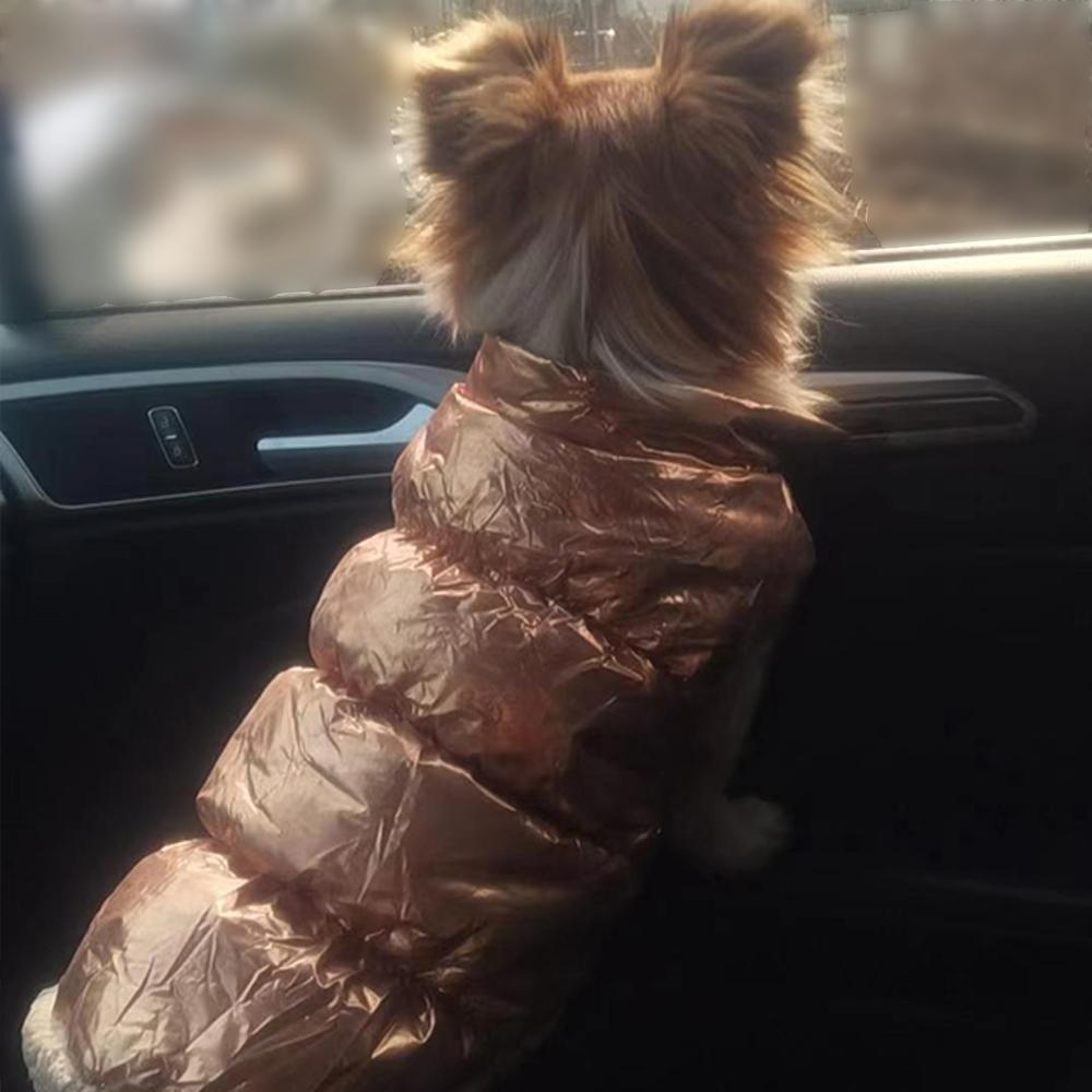 Одежда для собак в холодную погоду Зимняя одежда для собак Ветрозащитный комбинезон для маленьких собак Пуховик для щенков Куртка Водонепроницаемая утепленная парка Комбинезон для собак Одежда для домашних животных