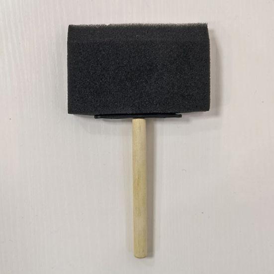 4 шт. пенопластовые кисти для рисования, черная губчатая кисть для рисования, окрашивания, ремесла, художественного ремонта, адсорбционная губка