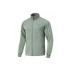 Толстовка с капюшоном Li Ning Plain Stand Collar Sports Long Sleeve Hoodie Men Hoodies Gray-Green AWDT799-4