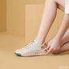 Весенняя новая женская спортивная обувь, модные универсальные женские теннисные туфли, дышащая сетка, удобная повседневная обувь