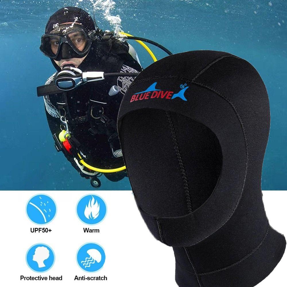 Thicken Design Snorkeling Hats Sun Protect Diving Swimming Hats Anti-Cold Diving Headsets Diving
