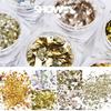 Nail Art Jewelry Glass Shards, Irregular Gold Foil Tin Foil Symphony Nail Sequins