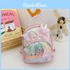 Backpack Sequined Kids With Faux Pearl Handheld Lace Bow And Decor Butterfly