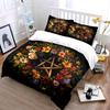 Floral Wreath With Wooden Star Kid'S And Adults' Bedroom Decor, Exquisite Three-Piece Bedding Set Gift