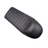 JPMODAO Black Cafe Racer Seat for PU Vintage Hump Compatible with Cafe Racer Models Motorcycles, Leather, Coupe, Style,