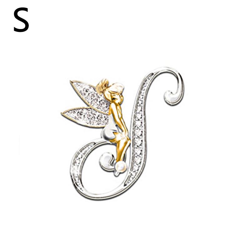 1PC Fashion Brooches Alphabet A-Z Corsage Handmade Gift Exquisite Jewelry Accessories KTY