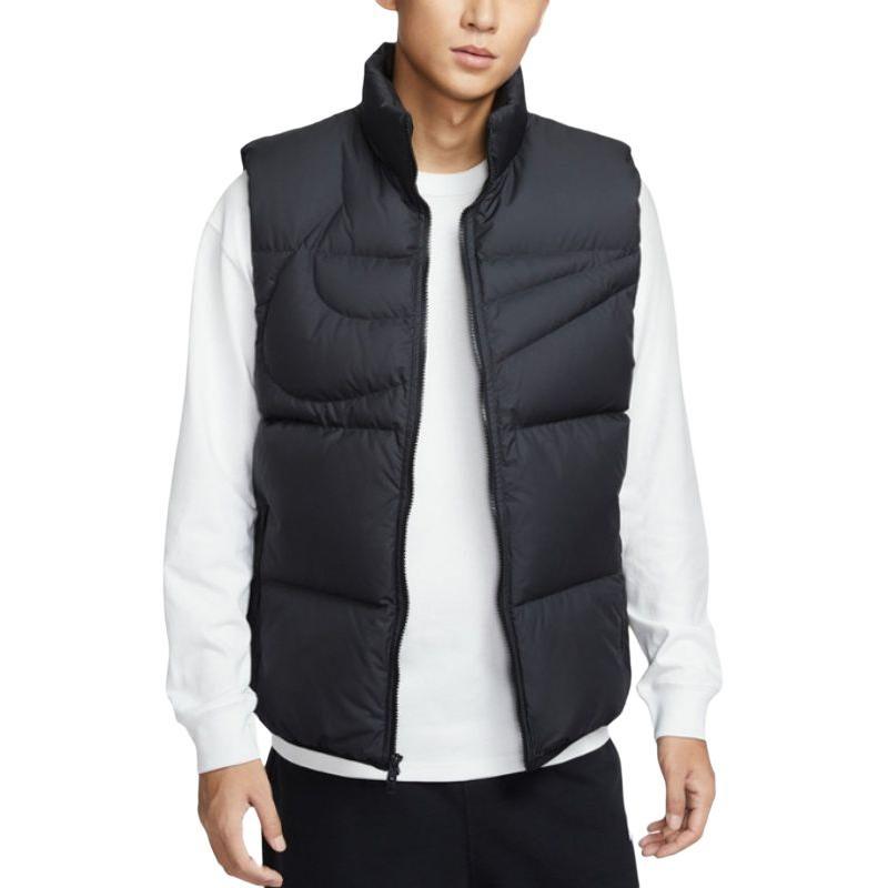 Nike Жилеты Мужские Черный Стойка Умеренный Другое IH2369-010
