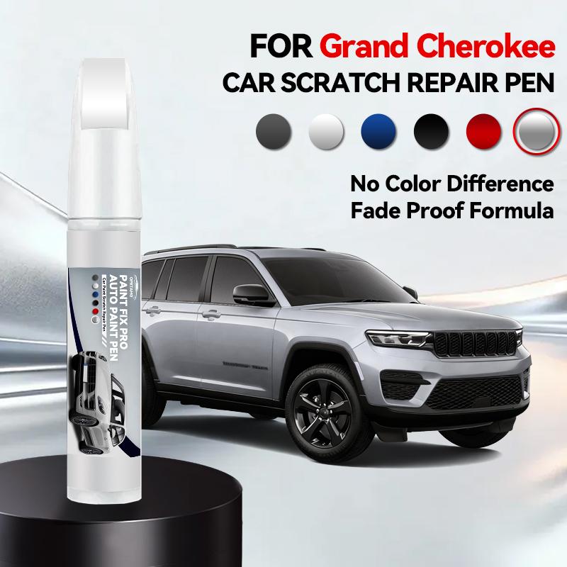 For Jeep Grand Cherokee 1992-2025 ZJ WJ WK WK2 WL Paint Repair Pen Touch Up Scratch Remover DIY Auto Accessories Black White Red
