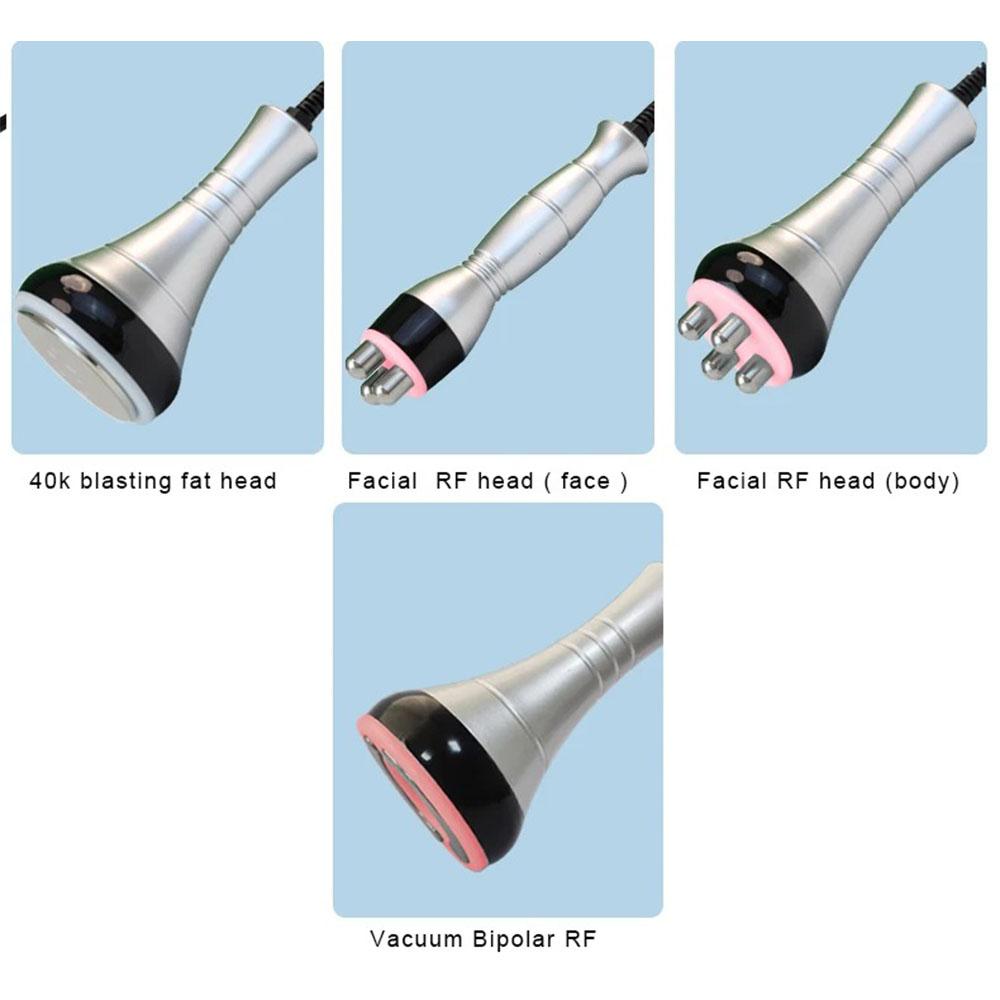 40K 4-1 Ultrasonic RF Machine Multipolar Body Shaping Facial Skin Tightening Lifting Home Beauty Device