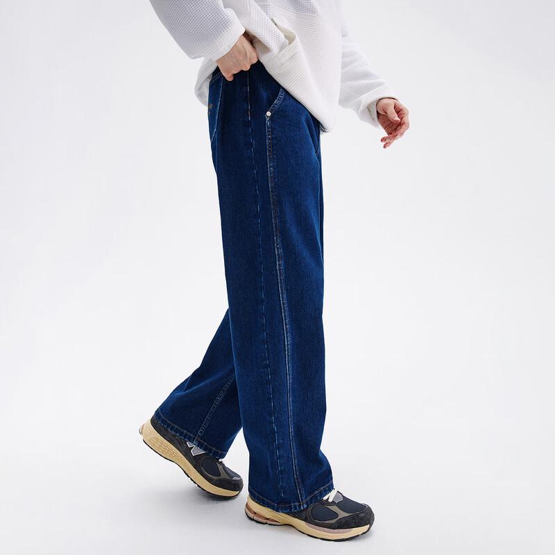 NVG·YOUNG Men's Cotton Loose Straight Jeans
