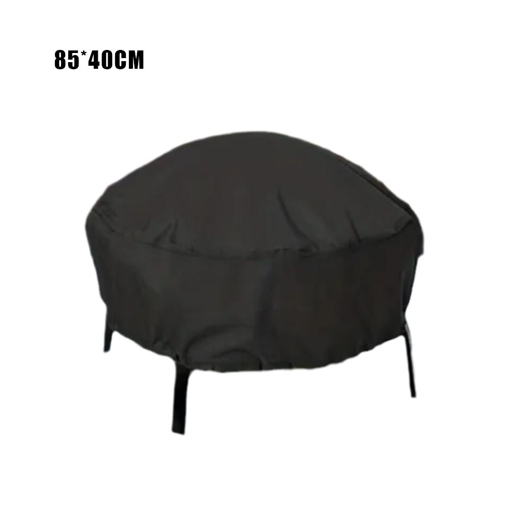 For Outdoor in Harsh Weather Cover High-density Waterproof Oxford Cloth Fire Pit Cover Dur-able Lightweight Easy to Pack Cover