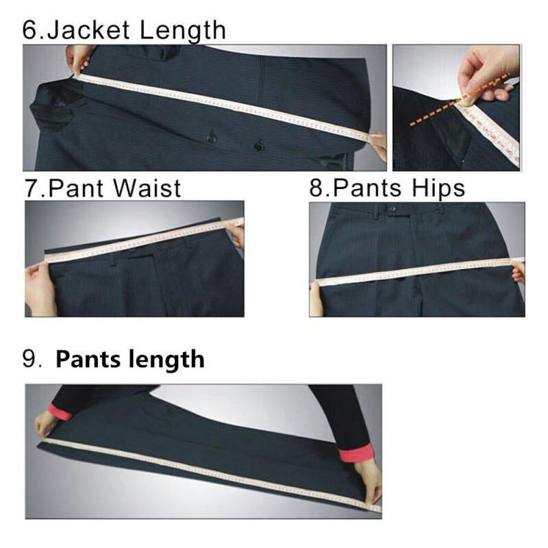 PYJTRL Mens Fashion Golden Decal Sequin Two-piece Suit (Jacket+Pant)