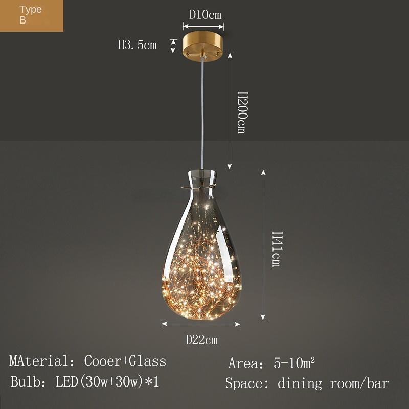 Легкая роскошная стеклянная лампа с 3 головками, люстра для столовой, античная латунная лампа, лампа для бара, маленькая люстра для чайной комнаты, люстра для кафе