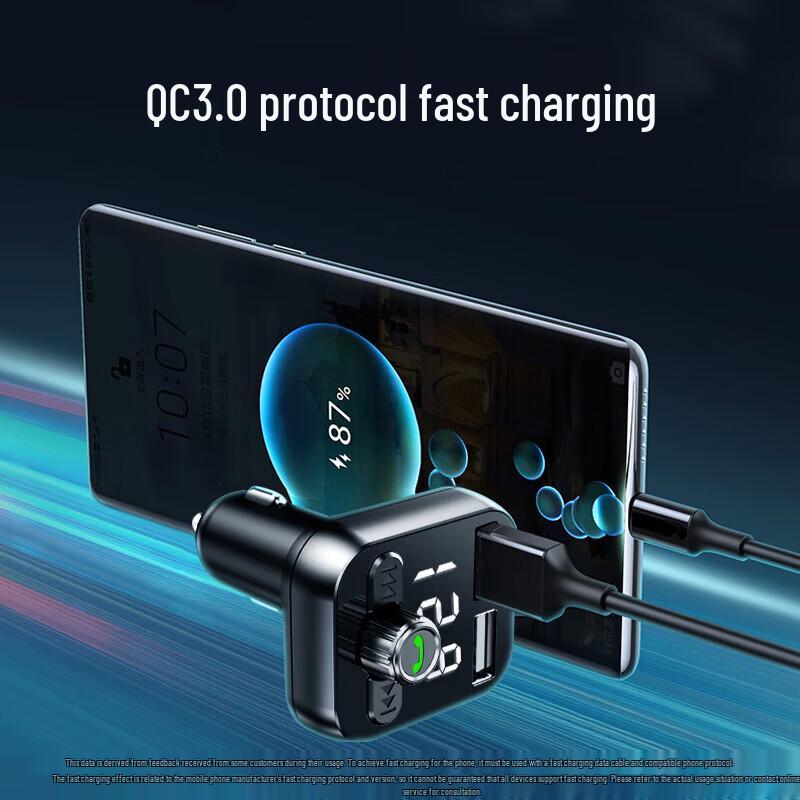 Многофункциональный автомобильный Bluetooth-приемник Newmine с MP3-плеером и зарядным устройством