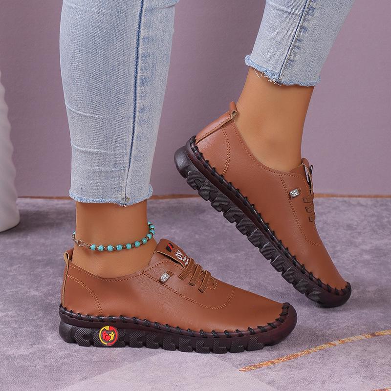 Женские повседневные туфли на мягкой подошве 2024 года, осень - большой размер