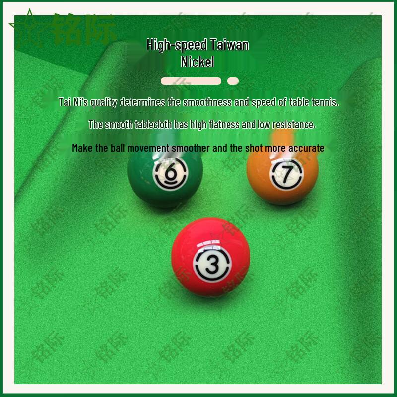 Mingji Rose Gold 9ft Black Eight Billiard Table