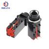 Audio Jack 6.35mm 3Pin Mono Audio Stereo Audio Socket Microphone Welding Line For Microphone Socket