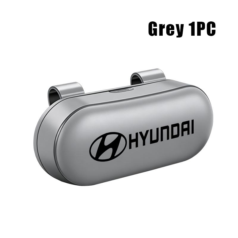 Glasses Holder Clip Box Car Visor Sunglasses Glasses Case Accessories For Hyundai NLINE I30 I20 Venue Tucson Kona IX35 I40 IX20 R9