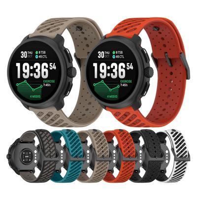 Силиконовый ремешок для часов на замену для Suunto Race 2, регулируемый, водонепроницаемый, дышащий, 22 мм, женский, мужской, спортивный браслет для смарт-часов