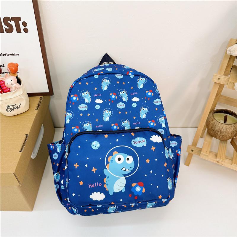 Adorable 2024 Cartoon Print Toddler Backpack Breathable Nylon School Bag For Kids